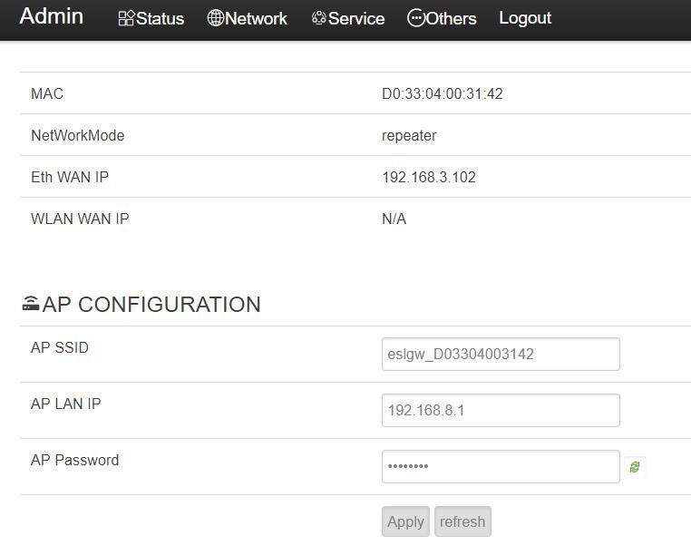 ble esl web portal configuration