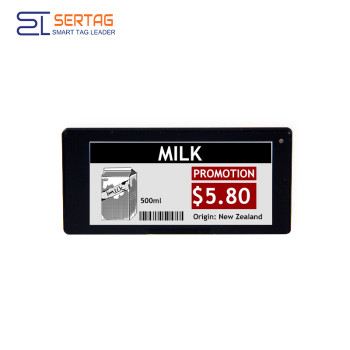 3.5inch Digital Price Tags Communication Radius 12~15m 2.4G Electronic Labels