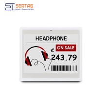 4.2inch 2.4G ESL Labels 400x300 Resolution E-ink Electronic Shelf Labels Manufacturers