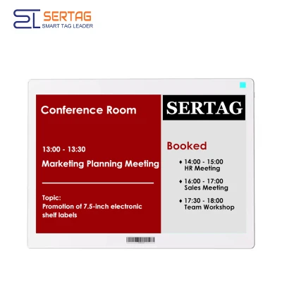 2.4G 10.2 inch Electronic Meeting Room Sign Large Epaper Screen for Meeting Door Sign