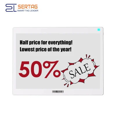 WiFi 10.2 inch Red Epaper Digital Price Tag for Retail Big Convenience Store Price Tags