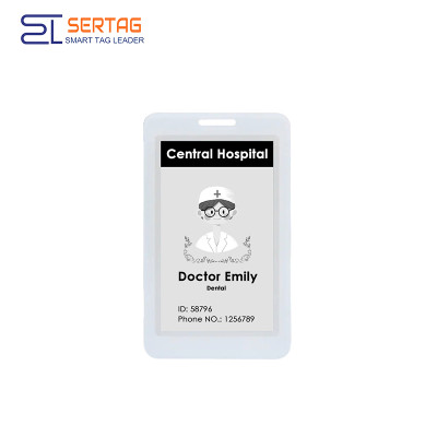 3.5 inch Electronic Eink Name Badge Wireless Office Employee Smart ID Card E Paper Name Tag