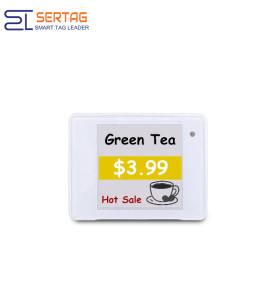 2.4G 1.54 inch 4-Colors Electronic Shelf Label Retail 30m Communication Distance Wireless Price Tag