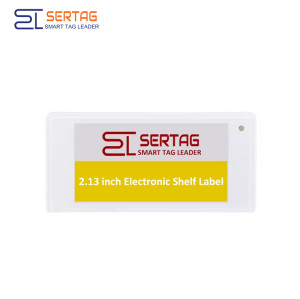 2.4G 2.13 inch Digital Smart Labels 250x122 4 Colors E ink Store Price Tags