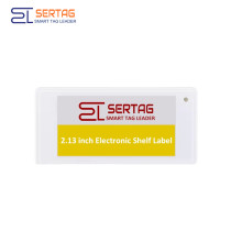 2.13 inch 4-Color Electronic Shelf Label ESL eRetail3.2 System E ink Shelf Label with Multi-Page