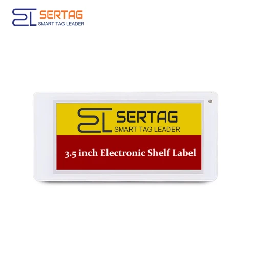 2.4G 3.5 inch 4-Color E ink Label eRetail3.2 Electronic Price Tag System in Retail Solution