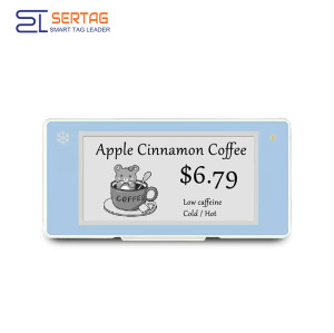 2.4G Etiqueta de precio electrónica de baja temperatura de 2,66 pulgadas 296x152 ESL