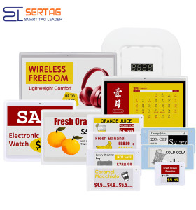 Kit de demostración de etiquetas de precio de tinta electrónica de 2,4 G para eRetail3.2