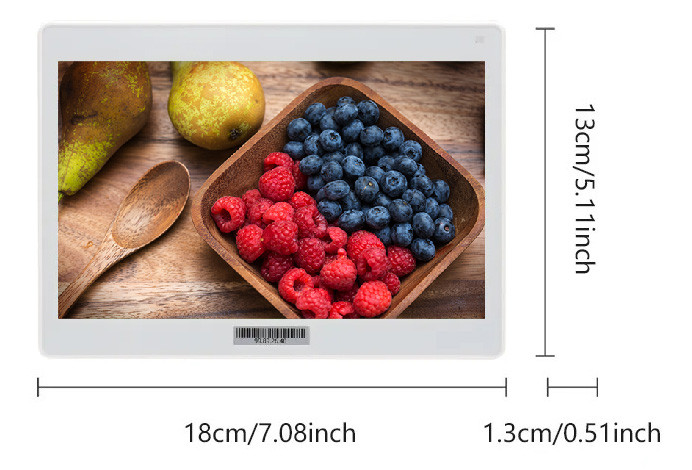 Etiqueta de precio electrónica con Bluetooth de 7,3 pulgadas