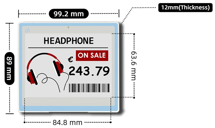 4.2 inch waterproof digital price tags