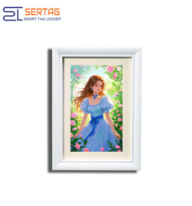7.3 inch E-ink Picture Frame Color with No Wire Ultra-Long Standby