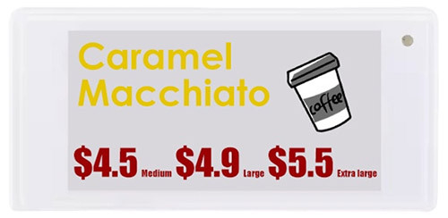 2.13 inch digital price tag