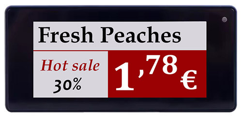 retail small eletronic price tag