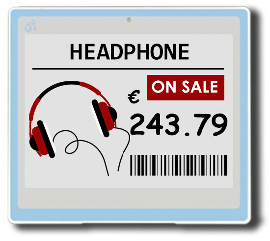 4.2 inch electronic ink labels sertag