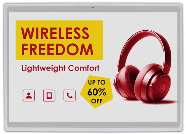 big electronic price display supermarket