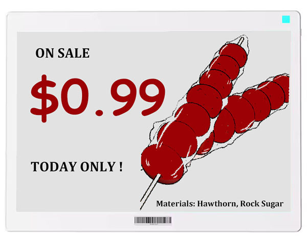 10.2 inch digital retail price tags