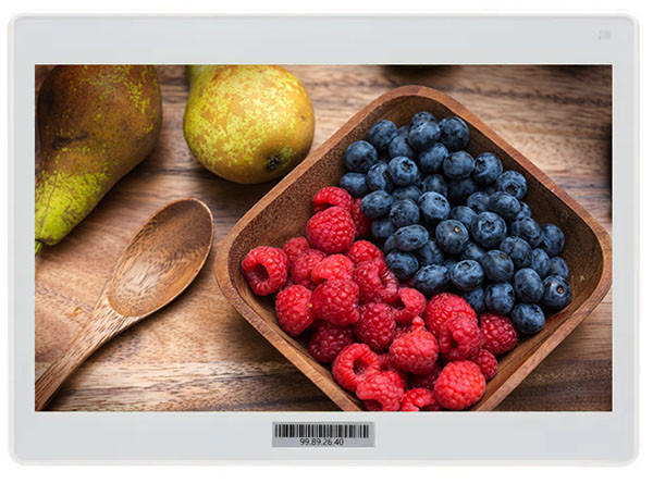 7.3 inch bluetooth electronic pirce tag dimension