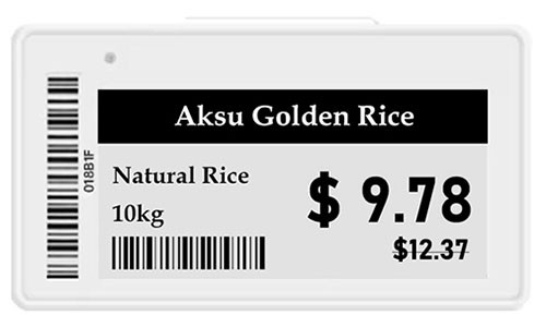 2.13inch E-Paper Shelf Label