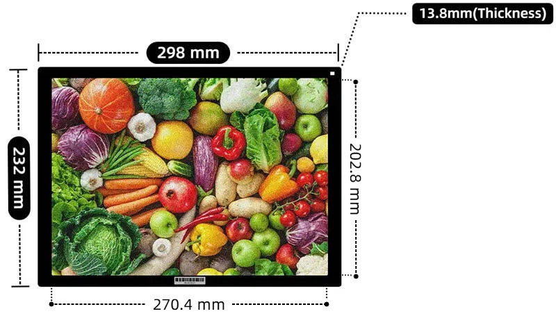 13.3 inch color e paper price display