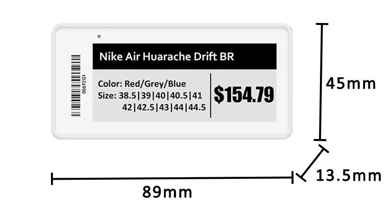 2.9inch digital labels