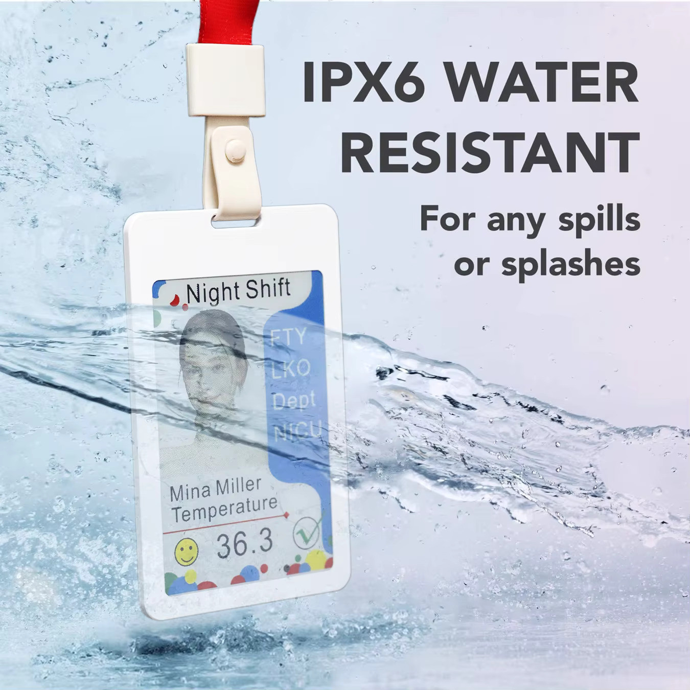 3.6 inch Color E-paper Smart Badge