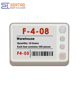 Etiquetas digitales para estantes de almacén, WiFi, 4,2 pulgadas, recargables, tipo C