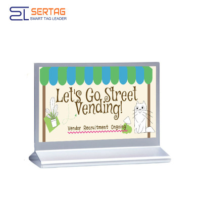 Bluetooth 7.3 inch Wireless E ink Electronic Nameplates Colorful ESL Digital Double-Sides Label