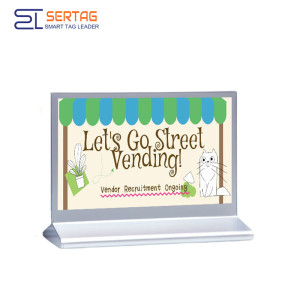 BLE tarjeta de mesa de conferencia con pantalla de papel electrónico y color de 7,3 pulgadas