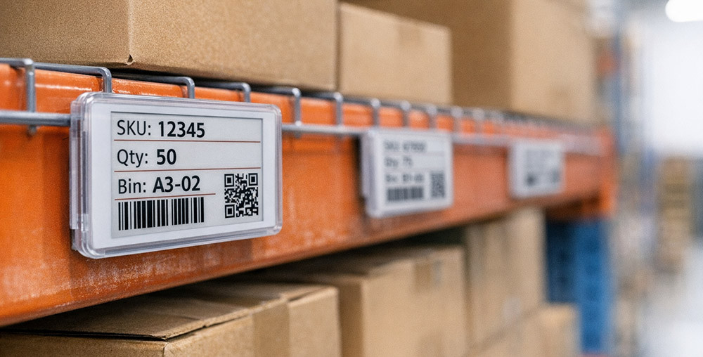 warehouse electronic label