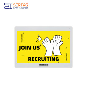 WiFi placa de identificación electrónica a color de 7,3 pulgadas, señalización con tinta electrónica