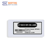 2.9 Inch NFC-Powered Battery-Free E-Paper Warehouse Label for Inventory Management