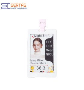3.7 inch E-ink Name Card 4-Colors E-Paper NFC Smart Badge