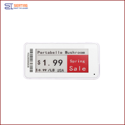 2.13inch 2.4G wireless   digital price tag e-ink electronic shelf label with black  white and red
