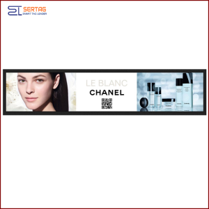 28inch Digital Signage Stretched LCD Bar Display Shelf Edge LCD Display for Supermarket Advertising