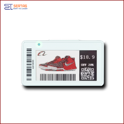 2.13inch digital price tag E-ink Electronic Shelf Label with black white and red