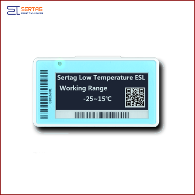 2.13inch low temperature digital price tag E-ink Tags Electronic Shelf Label for retail