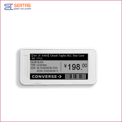 2.9 inch bluetooth 5.0 e-ink display tag electronic shelf label
