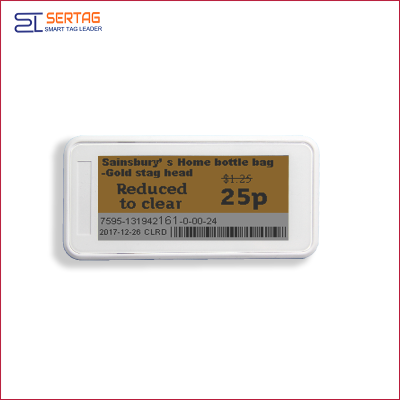 2.9inch bluetooth 5.0 electronic shelf labels esl price tag label