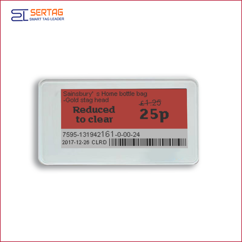 Eink Display Tags are Suitable for Different Stores in the Supermarket