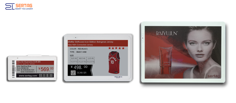 Sizes for Electronic Shelf Labels