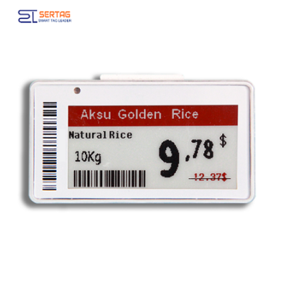 2.13inch Ble Electronic Shelf Labels E-ink Price Tag For Grocery Stores