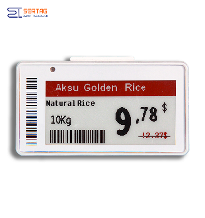 2.13inch Ble Electronic Shelf Labels  E-ink Price Tag  For Grocery Stores