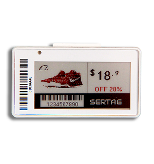 2.13inch Ble Electronic Shelf Labels  E-ink Price Tag  For Grocery Stores