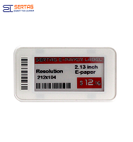 2.13 inch bluetooth digital price tag E-ink Electronic Shelf Label for retail
