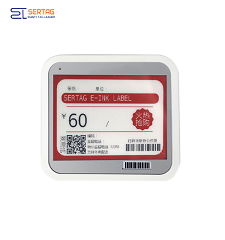 Etiquetas de precio de etiqueta de estante digital de supermercado Bluetooth ESL de 4.2 pulgadas
