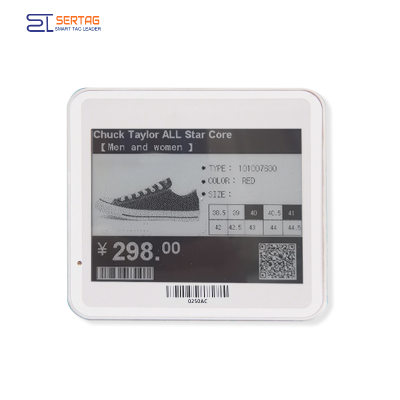 4.2 inch 400*300 Resolution Electronic Shelf Label Epaper Display Tag For Retail | SERTAG