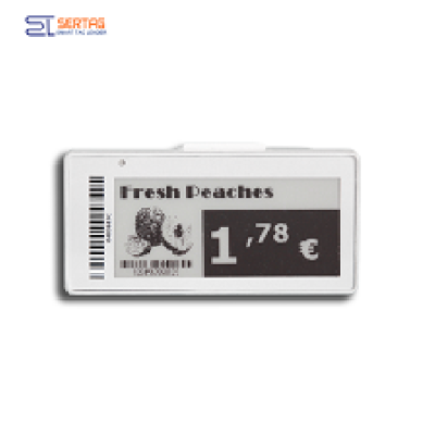 2.9 inch Digital Price Tag E-ink Electronic Shelf Label with Black and White