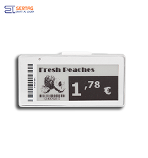 2.9 inch digital price tag E-ink Electronic Shelf Label with black and white