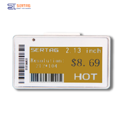 2.13inch zero power esl electronic shelf price tag label digtial price for food shop