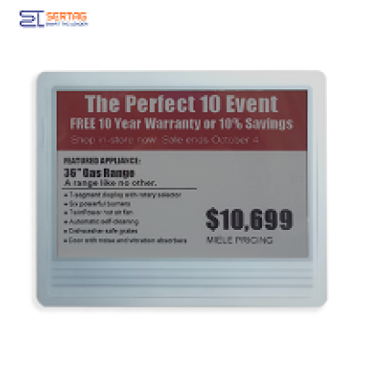 11.60 inch digital price tag E-ink Electronic Shelf Label with black white and red